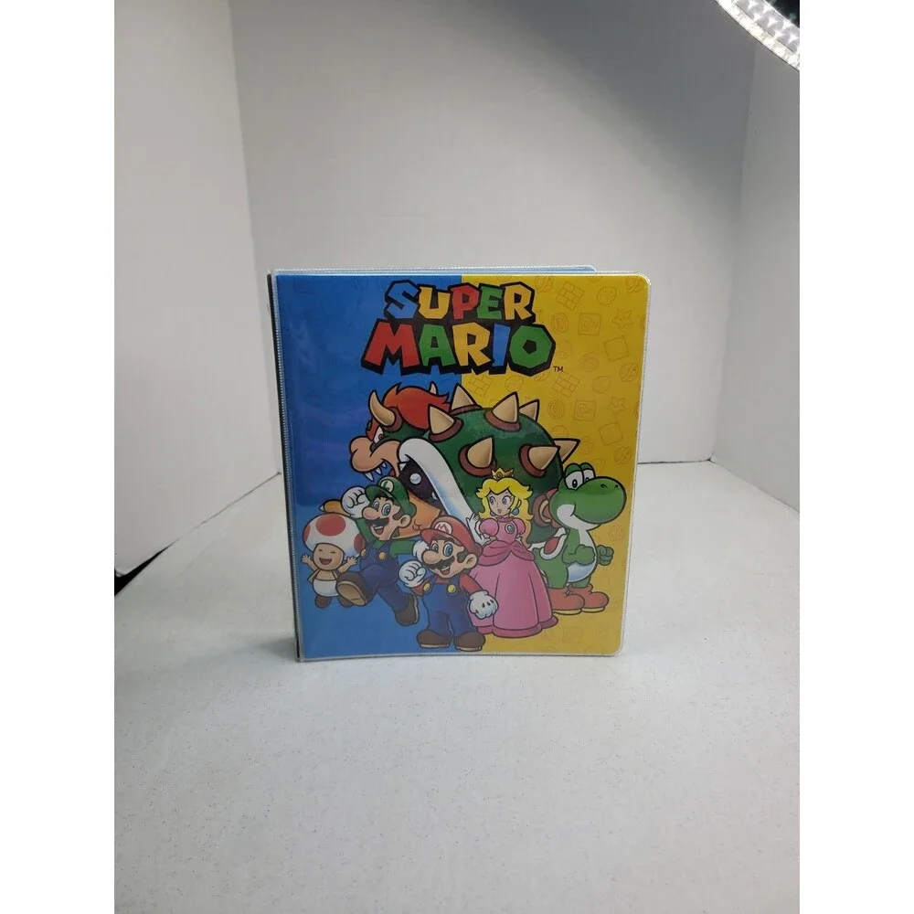 2023 Nintendo Super Mario Brothers 1.5” Vinyl Binder 3-Ring 9.75
